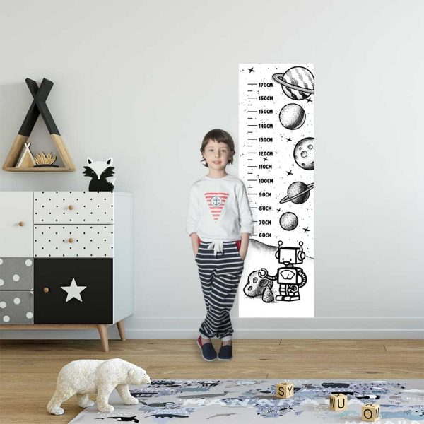 Miarka wzrostu z planetami do sali zabaw