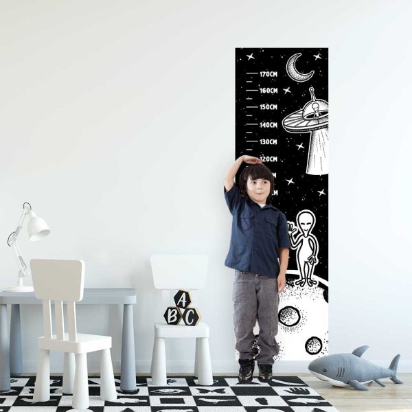 Miarka wzrostu ze statkiem kosmicznym do świetlicy