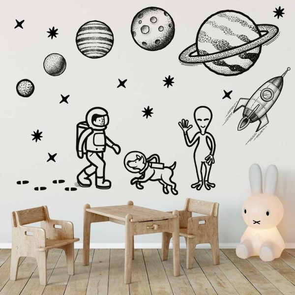 Naklejka z motywem kosmosu