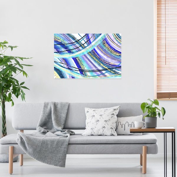 Obraz do salonu z abstrakcją