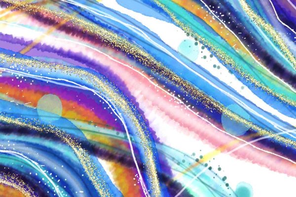 Obraz z abstrakcyjnym motywem