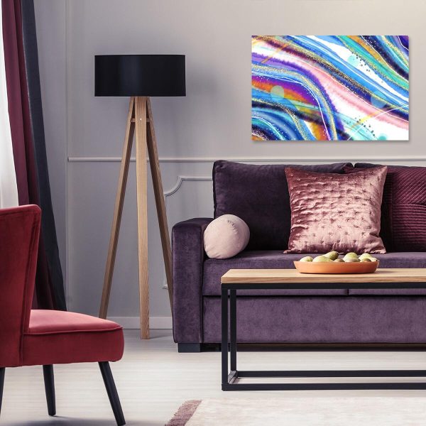 Obraz z abstrakcyjnym motywem do sypialni