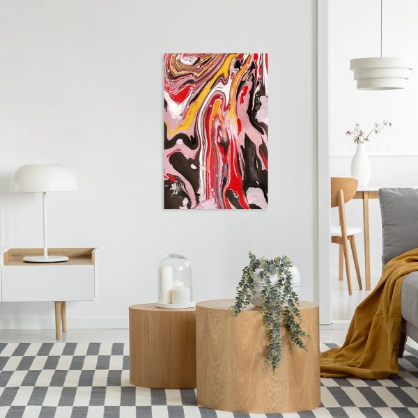 Obraz z abstrakcyjnymi smugami