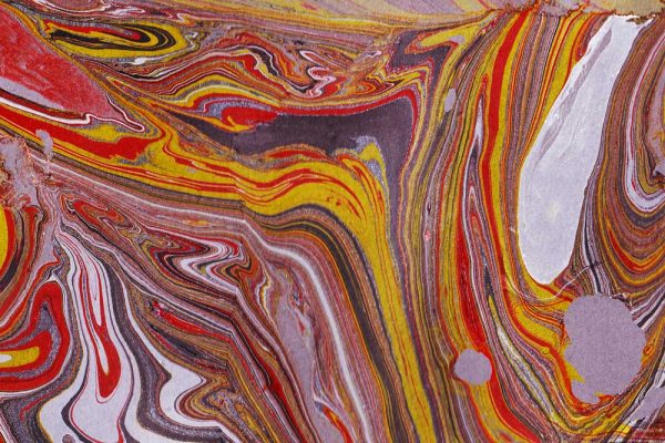 Obraz z tęczową abstrakcją