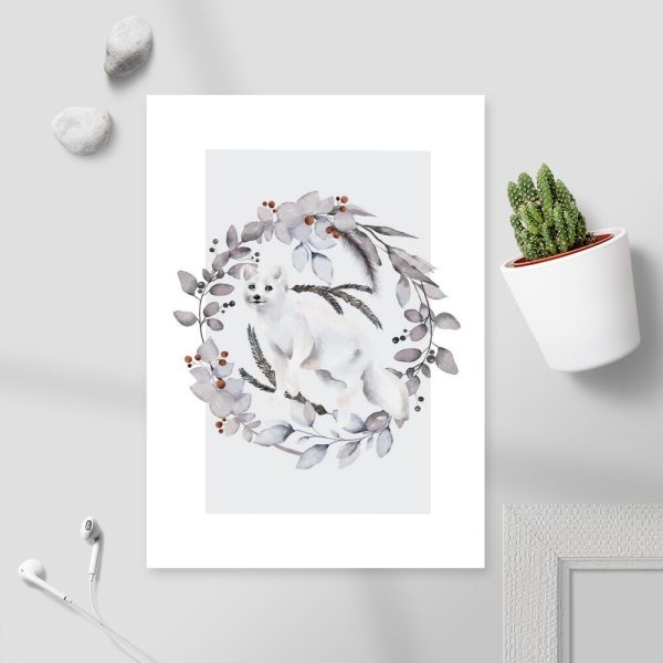 Plakat z lisem do przedpokoju