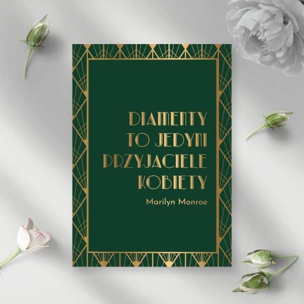 Plakat z maksymą do przedpokoju