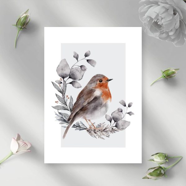 Plakat z motywem rudzika do sypialni