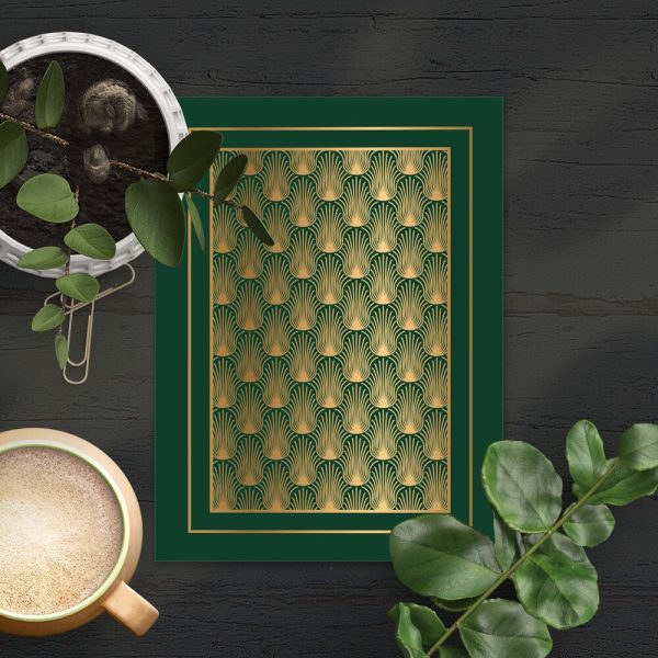 Plakat z pawimi piórami do sypialni