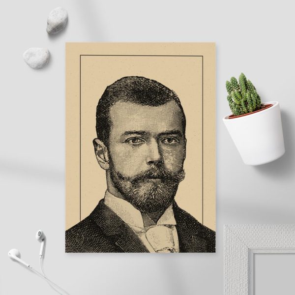 Plakat z portretem mężczyzny do sypialni