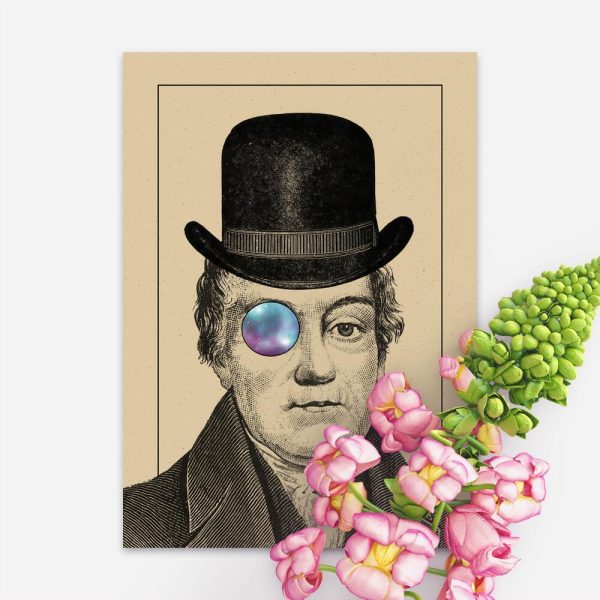 Plakat z portretem mężczyzny do sypialni