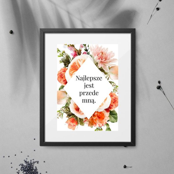 Plakat z typografią