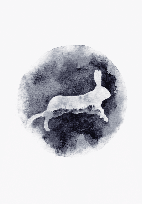 Plakat z zajączkiem