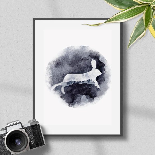 Plakat z zajączkiem do pokoju