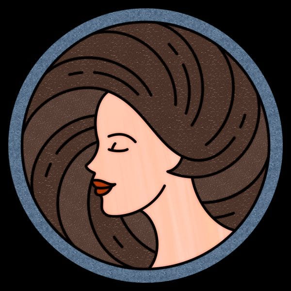 Folia witrażowa z kobietą