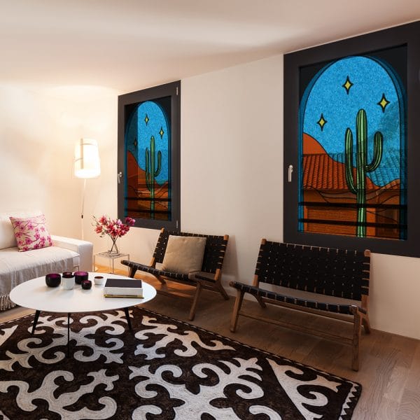 Naklejka krajobraz nocą