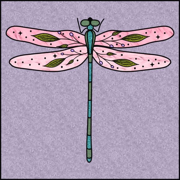 Naklejka na szybę z ważką