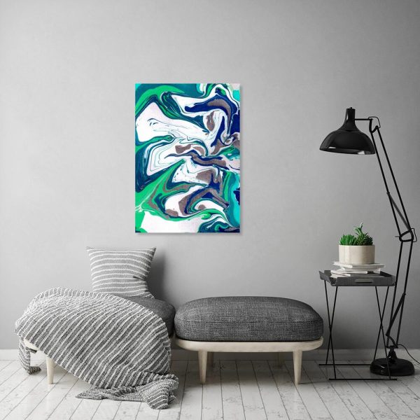 Abstrakcyjne kształty na obrazie