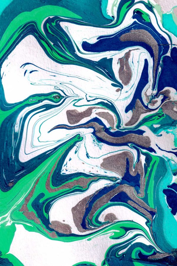 Morska abstrakcja na obrazie