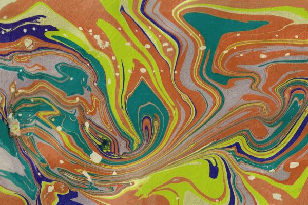 Obraz prostokątny z motywem abstrakcji