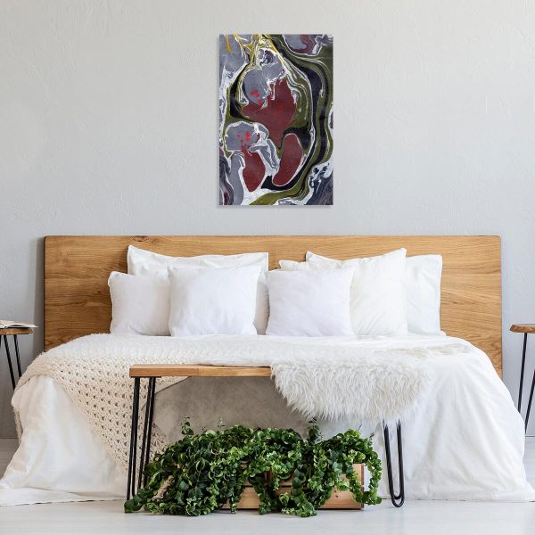 Obraz z abstrakcyjnymi plamami