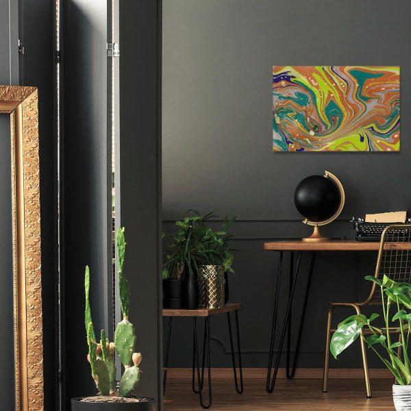 Poziomy obraz z motywem abstrakcji