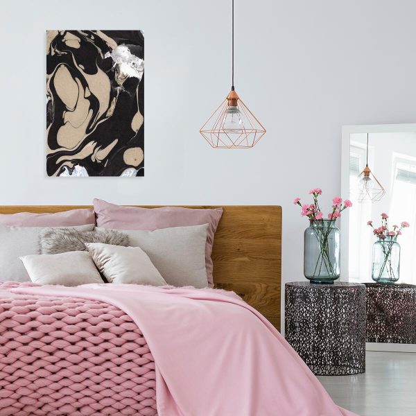 Stonowany obraz z abstrakcją