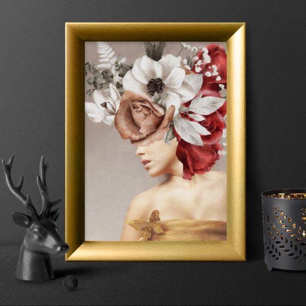 Plakat z dziewczyną