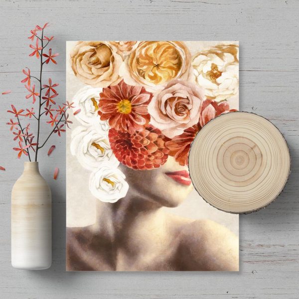 Plakat z kobietą do pokoju