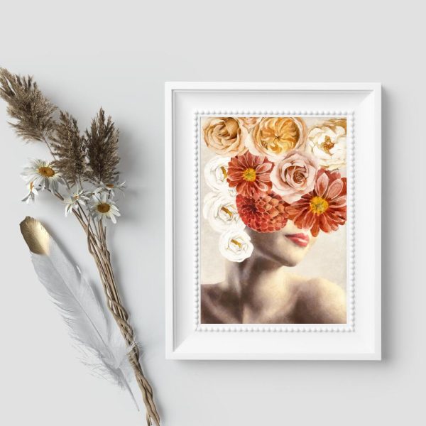 Plakat z kobietą do sypialni