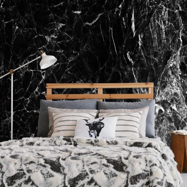 Czarny marmur na tapecie