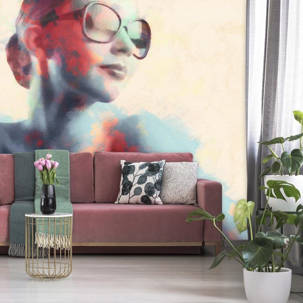 Fototapeta z kobietą