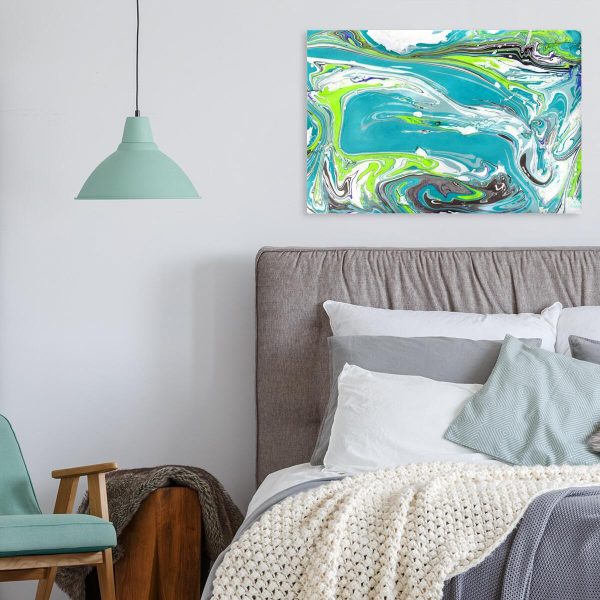 Fantastyczna lawa na obrazie