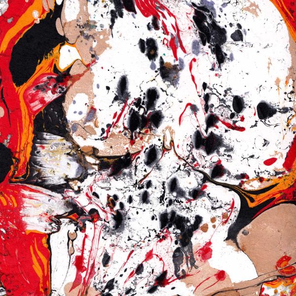 Obraz z abstrakcyjnymi plamami