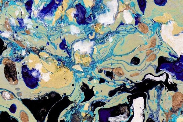 Pojedynczy obraz z abstrakcyjnymi plamami