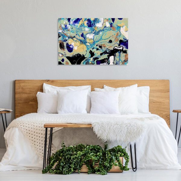 Poziomy obraz z motywem plam