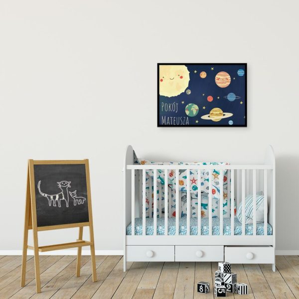 Plakat z motywem Kosmosu