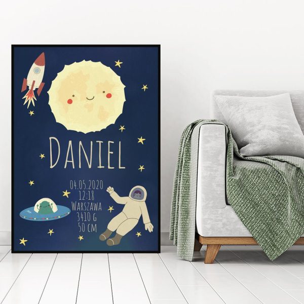 Plakaty ze Słońcem i imieniem