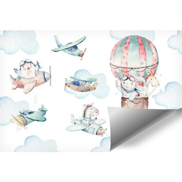 Tapeta chłopiec w balonie