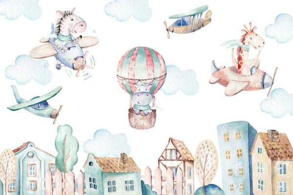 Tapeta ze zwierzątkami w samolotach