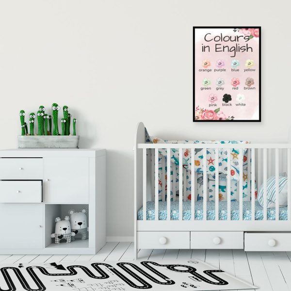 Kwiatowe plakaty dla dzieci