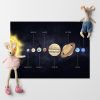 Plakat astronomia dla dzieci