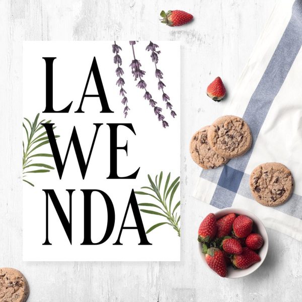 plakat lawenda