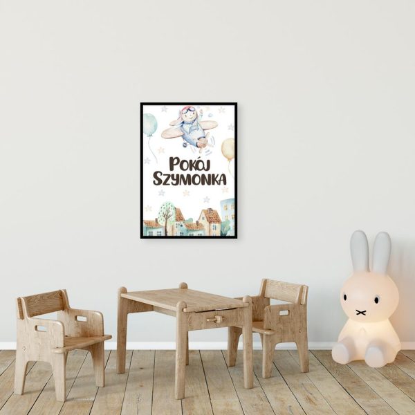 Plakat - pokój dla chłopca
