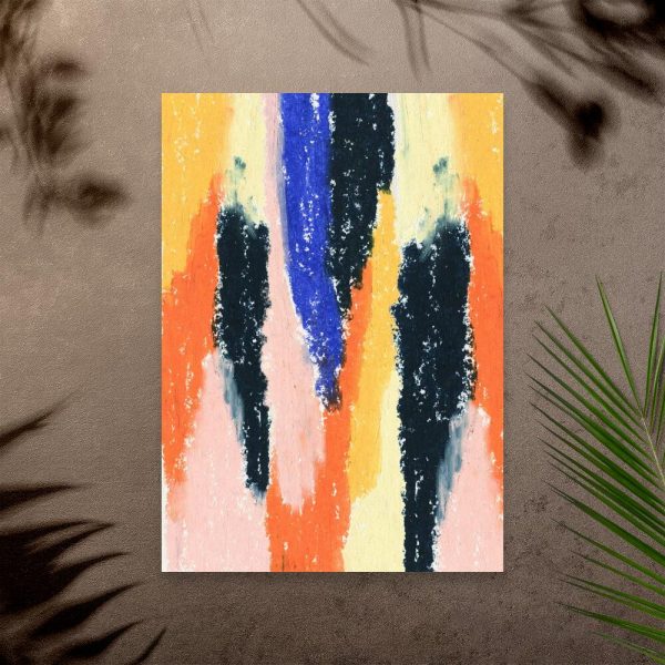 Plakat próbki kolorów - abstrakcja