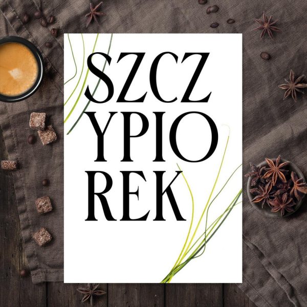 plakat przedstawiający szczypiorek