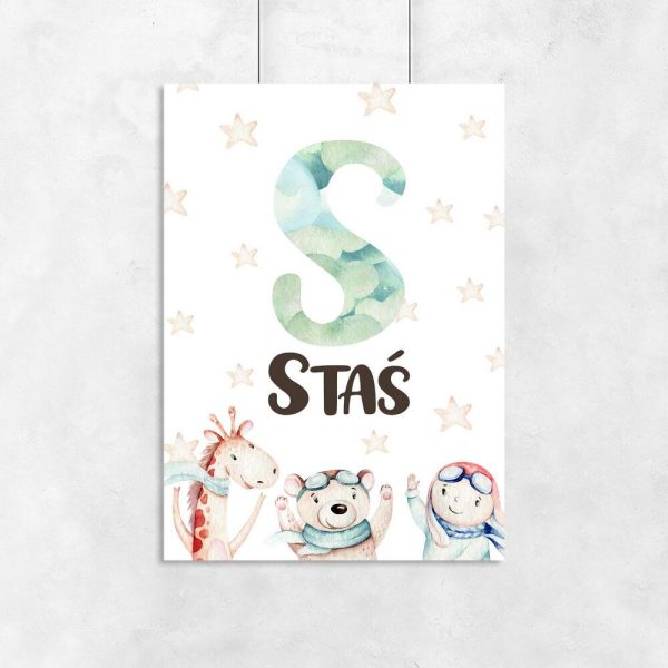 Plakat z typografią