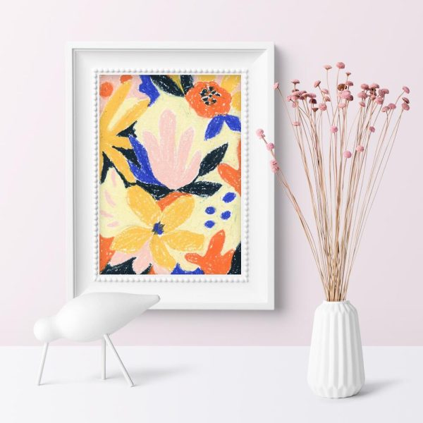 Plakaty z żółtymi kwiatami