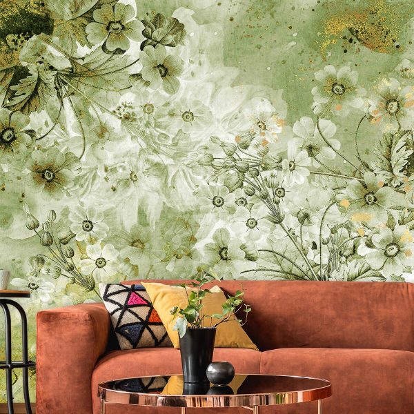 Foto-tapeta z kwiatuszkami