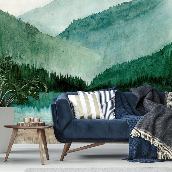 Fototapeta - górski staw