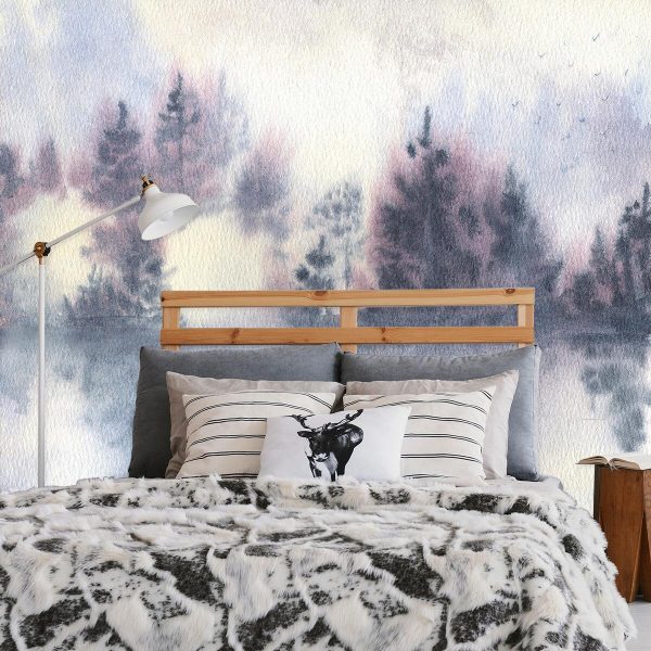 Fototapeta z widokiem na drzewa